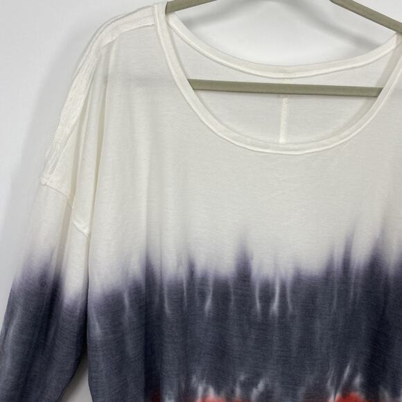Maurices Dip Dye Long Sleeve Pullover Women Size Large Lightweight - Picture 3 of 8